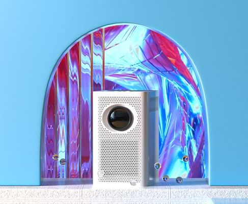 پروژکتور چندرسانه ای مینی LED قابل حمل Wifi 4k 1080p اندروید 7.1