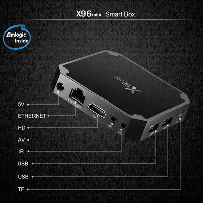 Smart Amlogic S905W2  Box Android 11 X96 Mini Quad Core پشتیبانی 2.4G &amp; 5.8G Wireless Media Box