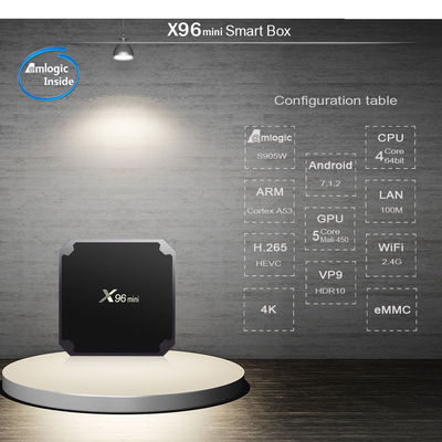 Wifi دوگانه Neflix Smart Android X96mini TV Box Full HD 1080p 4K 8K 2GB 8GB 16GB 4GB 32GB
