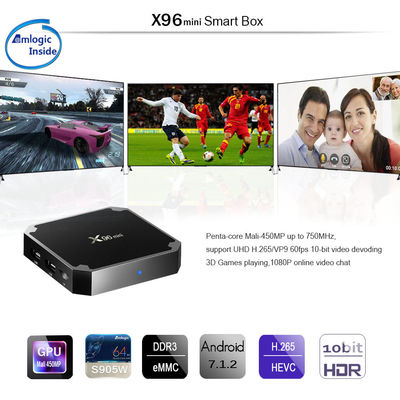 Wifi دوگانه Neflix Smart Android X96mini TV Box Full HD 1080p 4K 8K 2GB 8GB 16GB 4GB 32GB