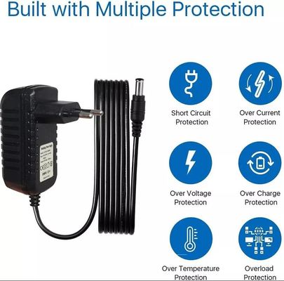 منبع تغذیه دستگاه POS آداپتور سوئیچینگ AC DC تنظیم شده 12 ولت 2 آمپر 2 آمپر