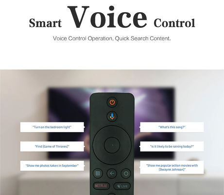 کنترل از راه دور تلویزیون TVMATE Bluetooth4.2 با صدای فعال برای ست تاپ باکس اندروید
