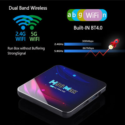OTT H96 MAX Smart TV Mini Box Rockchip RK3318 DDR4 8GB 64GB