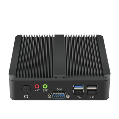 رایانه رومیزی کامپیوتر صنعتی بدون فن RS232 J1800 2 Ethernet Lan Mini Workstation