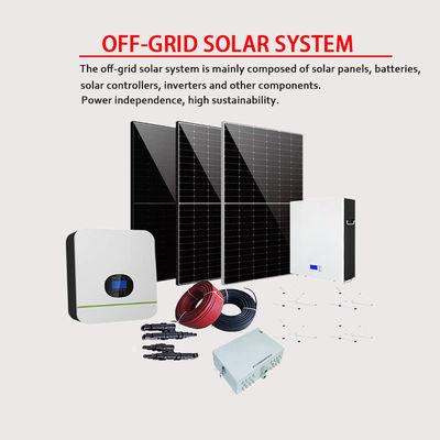 خانگی تجاری روشن خاموش شبکه هیبریدی خورشیدی اینورتر PV 3kw 5kw 8kw 10kw