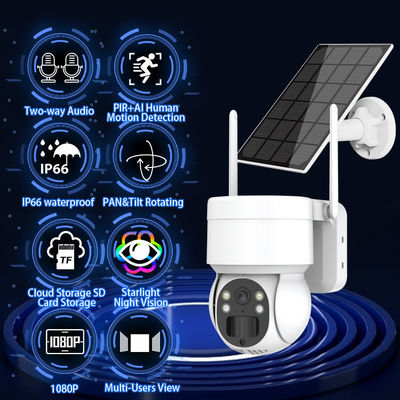 سیستم نظارت دوربین مدار بسته WIFI دوربین مداربسته PTZ بلند برد ضد آب HD1080P