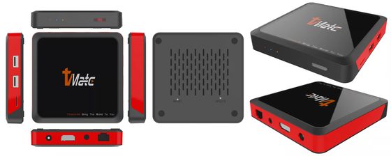 Android TV Box با سیستم عامل WiFi 2.4GHz/5GHz Remote Control