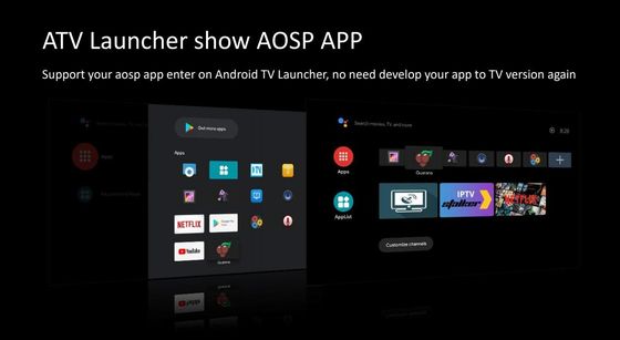 جعبه هوشمند 3D 4K OTT Google Tv Box با پخش کننده چهار هسته ای چهار هسته ای شبکه قابل اعتماد 4K ATV